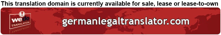 We Do Translation German Legal Document Translation