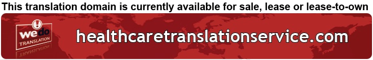 We Do Translation Healthcare Sector Translation