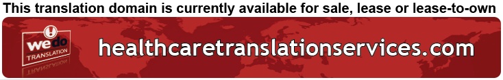 We Do Translation Healthcare Sector Translation