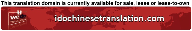 I Do Translation Chinese Document Translation