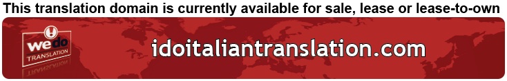 We Do Translation Italian Translation