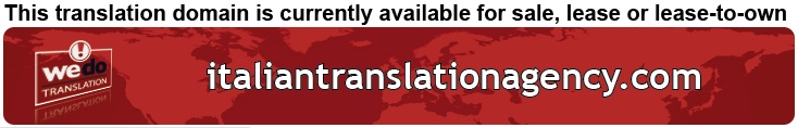 We Do Translation Italian Translation