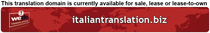 We Do Translation Italian Translation