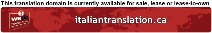 We Do Translation Italian Translation