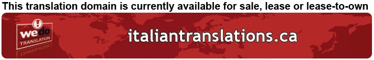 We Do Translation Italian Translation