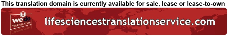 We Do Translation Life Sciences Sector Translation