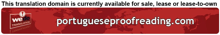 We Do Translation Portuguese Document Proofreading