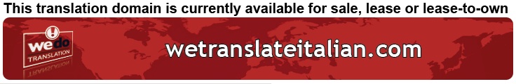 We Do Translation Italian Translation